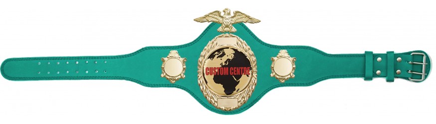 CUSTOM CHAMPIONSHIP BELT PLT288/G/CUSTOM - AVAILABLE IN 4 COLOURS